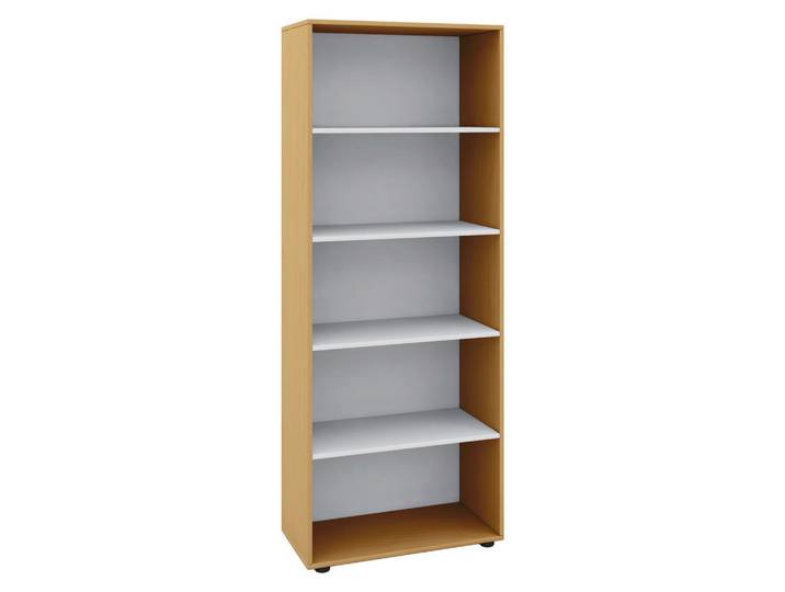 Mid.you Mehrzweckschrank, Buchefarben, Kunststoff, 4 Fächer, 70x178x37 cm, stehend, Waschküche, Mehrzweckschrank