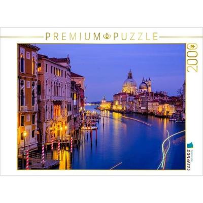 CALVENDO Puzzle Canal Grande mit Basilica di Santa Maria della Salute | 2000 Teile Lege-Größe 90x67cm Foto-Puzzle für glückliche Stunden