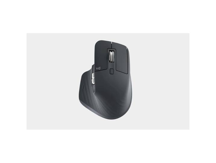 Logitech Sous sans fil droitier MX Master 3S - 7 boutons - Bluetooth + Récepteur USB-A Logi Bolt - Graphite