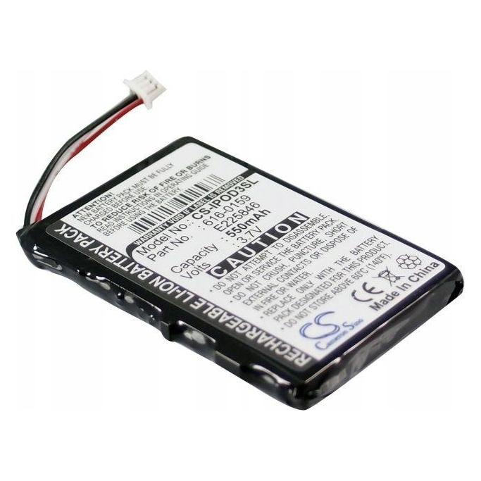 NoName Battery for Apple iPod (3rd Gen) 550mAh, 3.7V (CS-IPOD3SL)