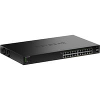 Smart Managed Essentials Switch (GS324TPv2) schwarz, 190W PoE Budget
