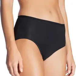 Calida Natural Comfort Brief Highwaist Schwarz Baumwolle Large Damen