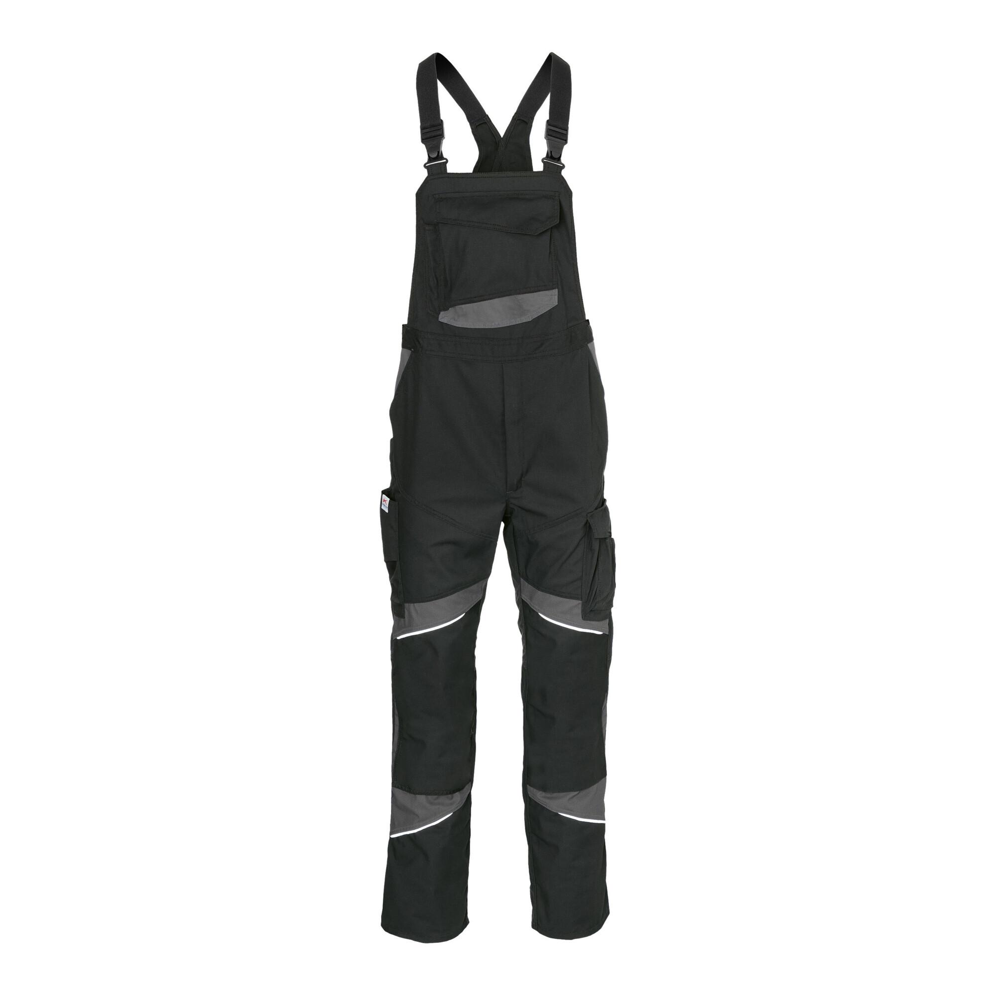 Kübler ACTIVIQ cotton+ Latzhose schwarz/anthrazit 102 ; Kübler Workwear (3450 3421-9997-102)