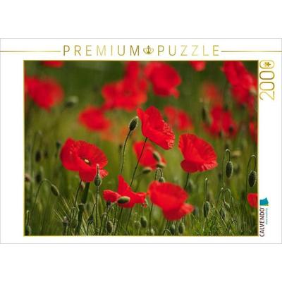 CALVENDO Puzzle Mohnblumen im Feld | 2000 Teile Lege-Größe 90x67cm Foto-Puzzle für glückliche Stunden, Sonstige von , Calvendo Puzzle