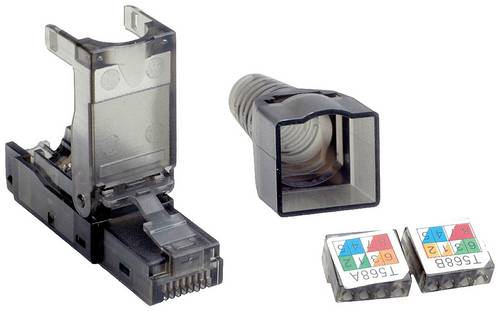 Value 26.99.0370 VALUE feldkonfektionierbarer RJ-45 Stecker Kat.6 (Class E), UTP 26.99.0370 Transparent 1 St.