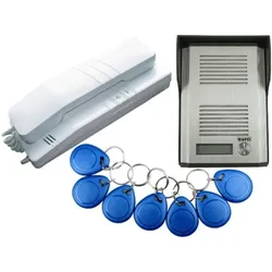 Eura, Klingel + Türsprechanlage, ADP-41A3 1-Familien-Gegensprechanlage mit RFID-Lesegerät (RL-3203ID) (Drahtgebunden, RFID)