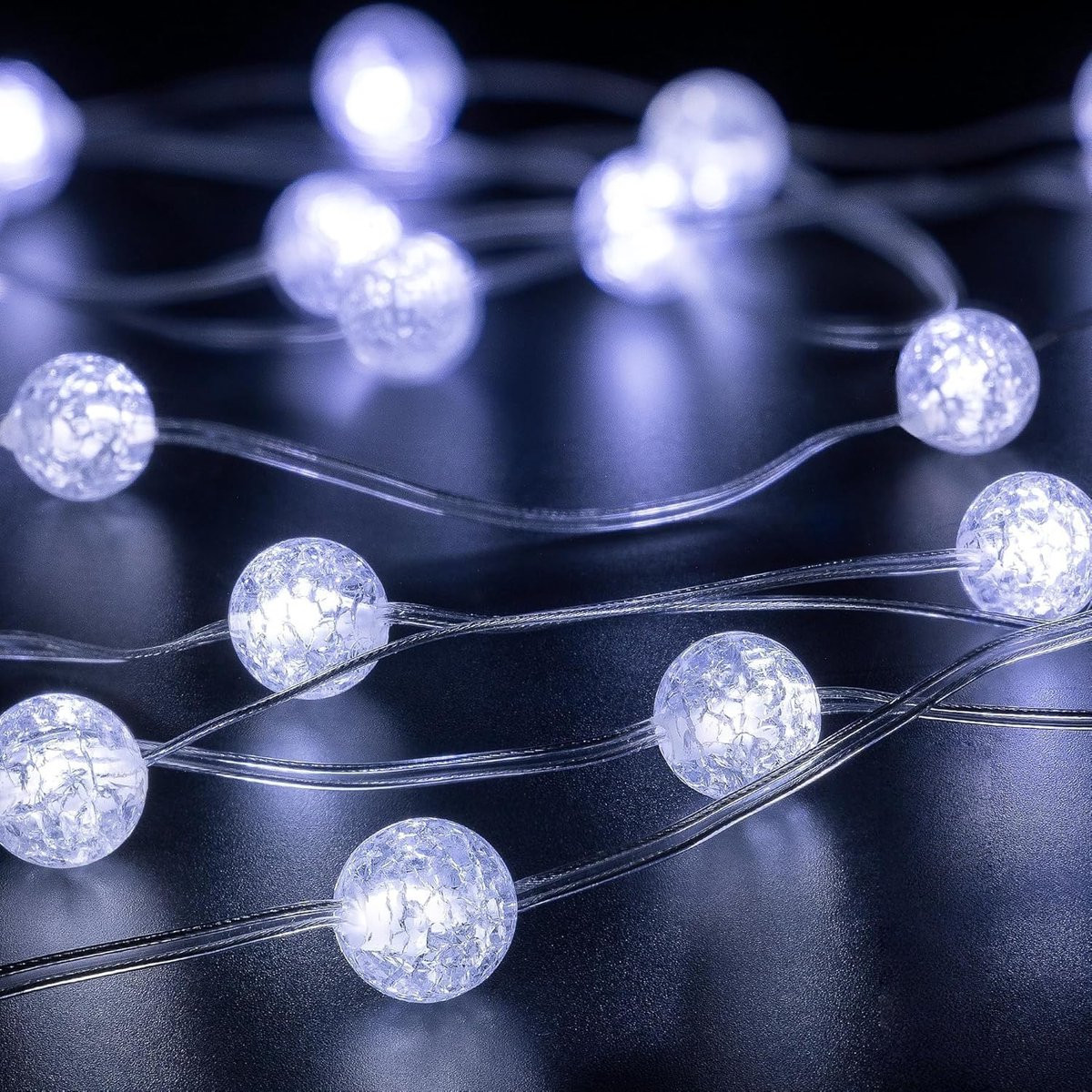 Merkloos Lichtsnoer met 30 LED-lampjes voor binnen en buiten, 3 m