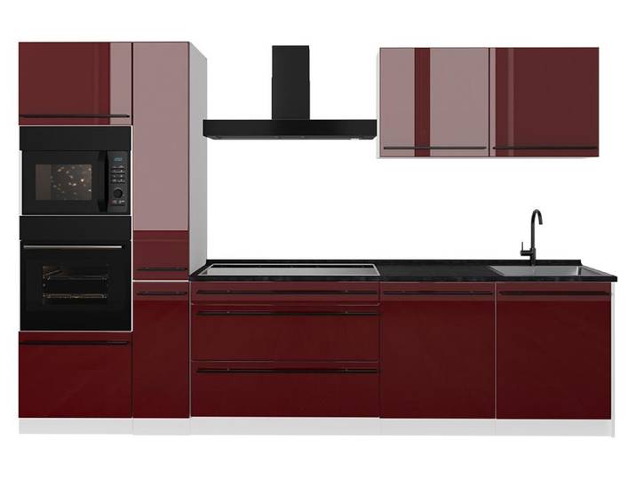 Cuisine Vicco R-Line Rouge brillant/Blanc 310cm plan de travail Anthracite\, Model 66453