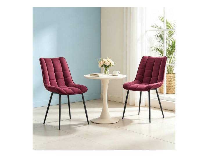 MC Star Stuhl Hochwertige Polsterstühle,Stilvolle Polsterstühle (Komfortable Esszimmerstühle,Elegante Stühle,Design-Stühle(nur mit 2pcs Esszimmerstühle)