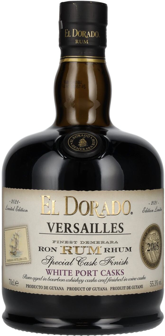 El Dorado Rum VERSAILLES Special White Port Casks 2005 55,3% Vol. 0,7l