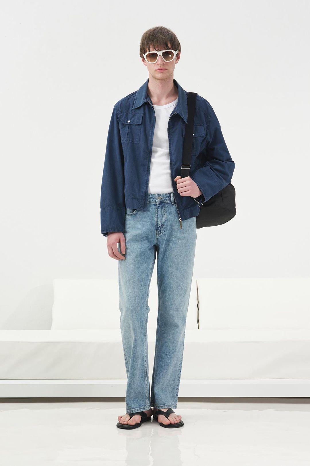 Heren Katoenen Poplin Zip Vest