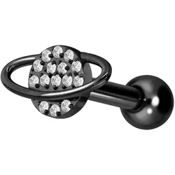 Titan Ohrpiercing mit Innengewinde KRISTALLPLANET