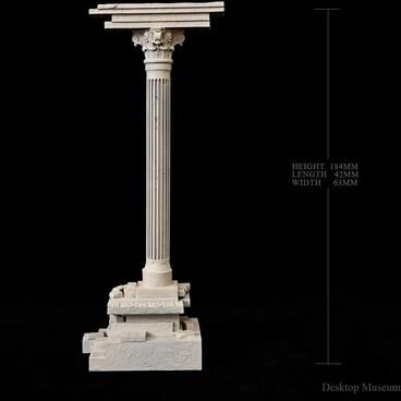 Uplifted Goods Roman Column Aquarium Ornament For Fish Tank Decoration a
