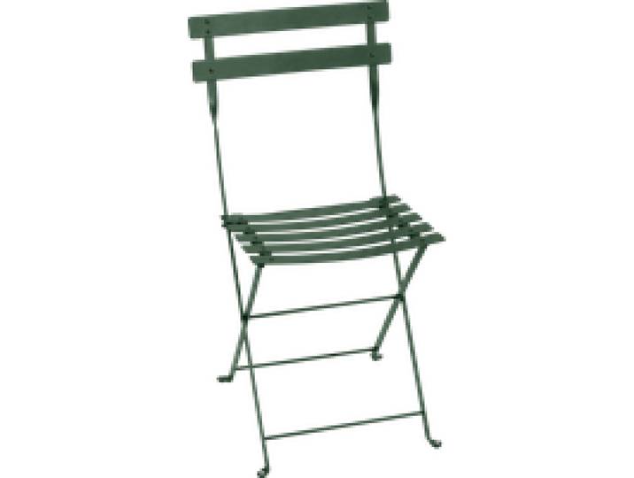 Lot de 2 Chaises Pliantes Bistro Métal en Acier