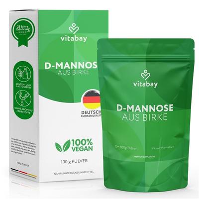 D-Mannose Pulver aus Birke vegan 100 g