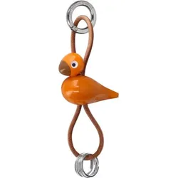 Kay Bojesen Schlüsselanhänger Vogel, orange
