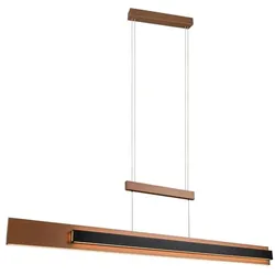 Musterring Leuchten LED-Pendelleuchte Rivera Alu, Eisen, Stahl & Metall Coffee