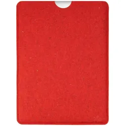 CoverKingz Hülle für Apple MacBook Pro 13" (M1,M2)/Air 13" (M1) Handmade Filz Tasche Case (Apple), Notebooktasche, Rot