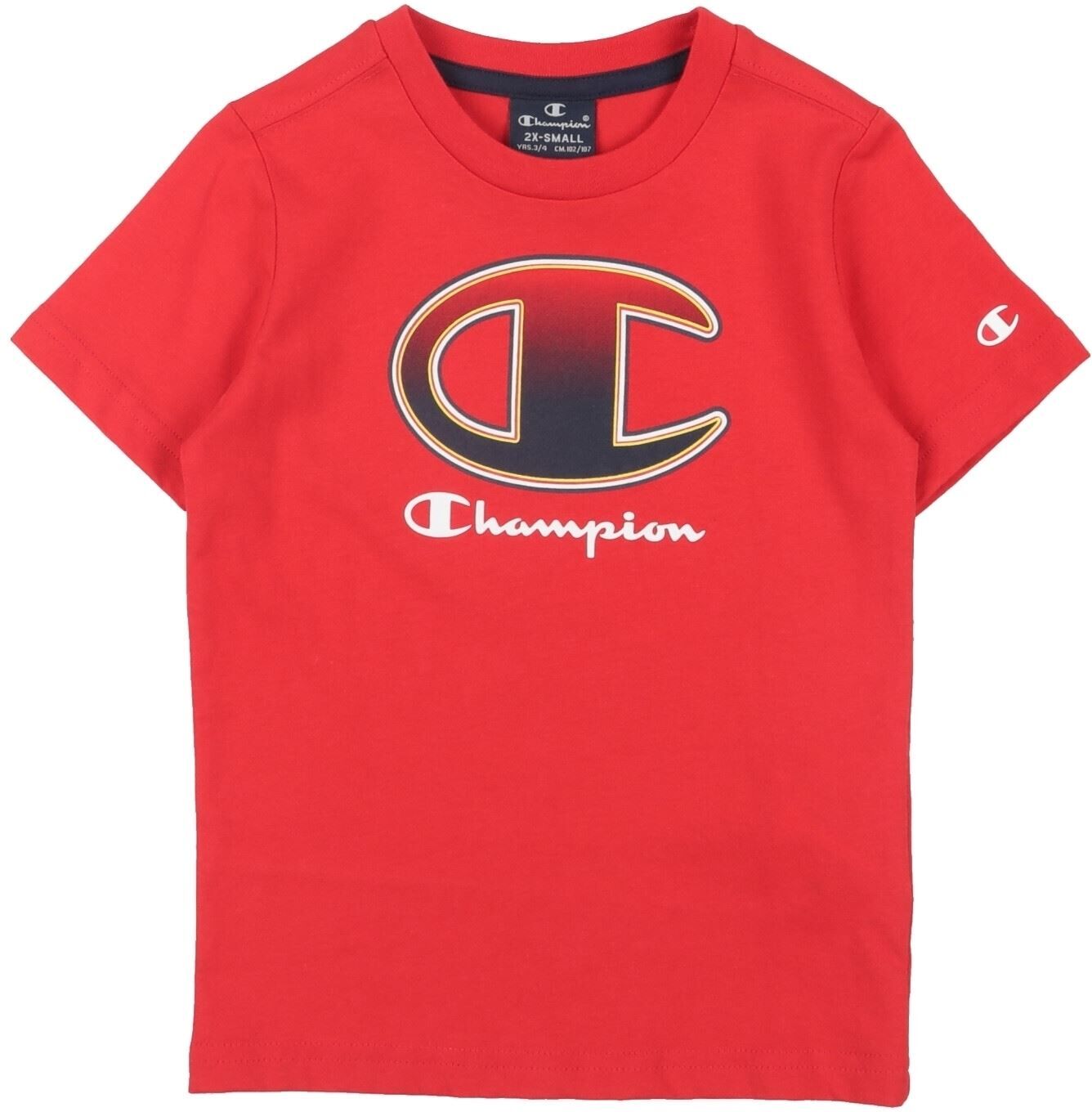 Champion Camiseta Niño Rojo 3,5,7 Niño