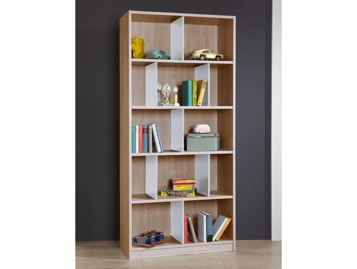 Étagère II 90 x 198 x 38cm Marron/Chêne