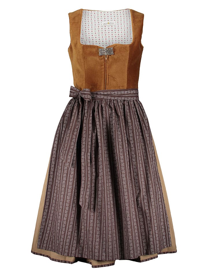 Almsach Dirndl in Camel - 38