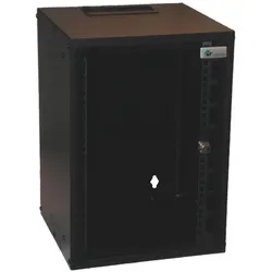 Logon RSM09U30MNBL Wandrek Zwart rack (9 HE, 10 Zoll Rack), Serverschrank, Schwarz