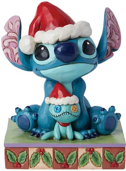 Disney Traditions by Jim Shore Christmas Buddies Stitch and Scrump Figurine