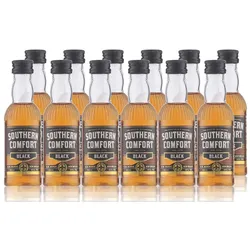 Southern Comfort Black Whiskey-Likör Miniaturen 35% Vol. 12x0,05l