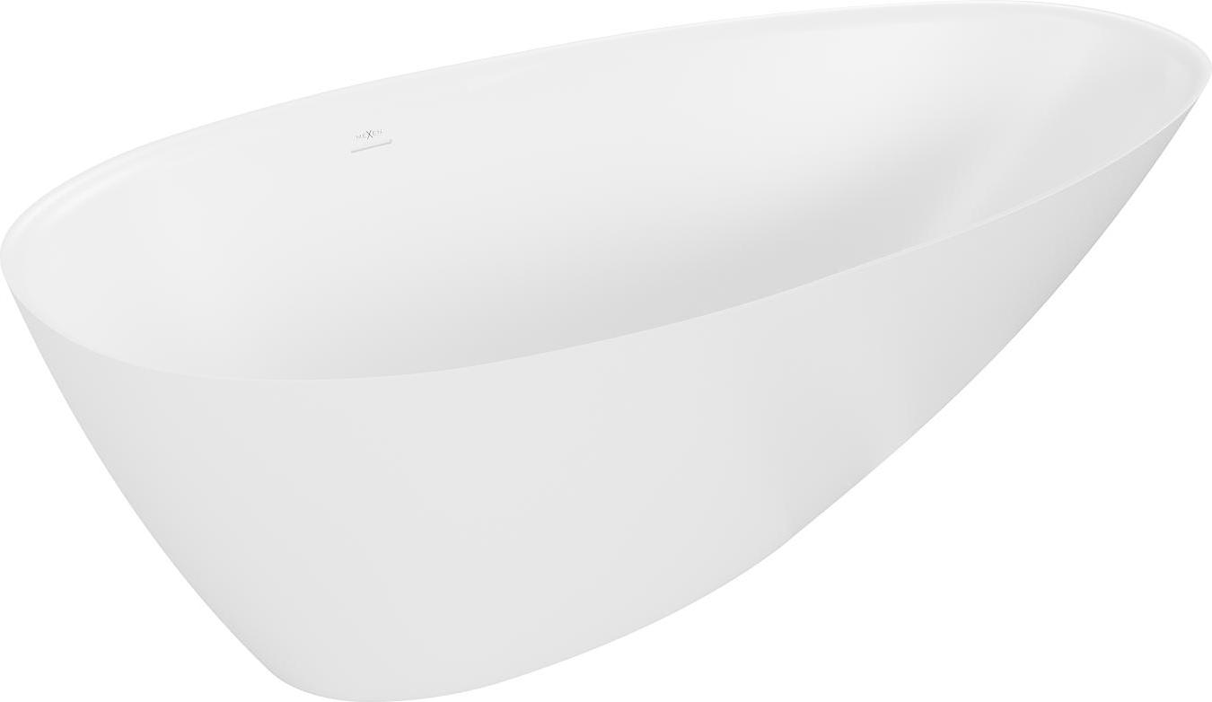Mexen Milano freistehende Badewanne aus Konglomerat 170 x 86 cm, weiß matt - 57301708500
