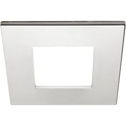 Domus, Einbauleuchte, LED Einbauleuchte Quadrum Plus D-MOTION, EdelstahlEffekt (Kunststoff)