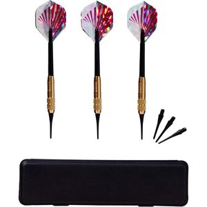 Best-Sporting Dartpfeile Knight, Set, mit Kunststoffspitze, 12g, mit Zubehör, 3 Stück