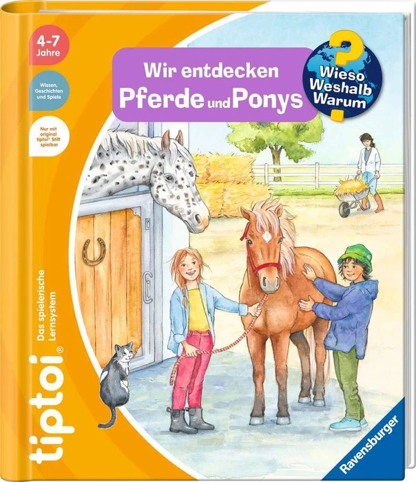 Ravensburger tiptoi Wieso? Weshalb? Warum? Wir entdecken Pferde und Ponys