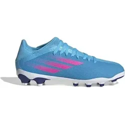 ADIDAS Kinder Fussball-Kunstrasenschuhe X SPEEDFLOW.3 MG J, Größe 28 in Grau Grau
