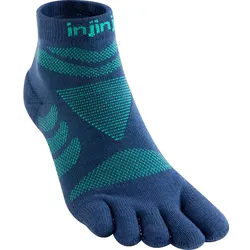 Injinji Damen Ultra Run Mini-Crew Zehensocken - 35-40 - Poseidon