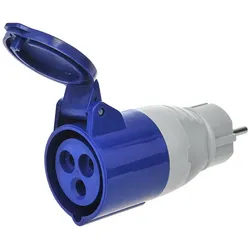 Adapter mit Steckdose für CEE 16A mit Schutzkontakt ProPlus 373518