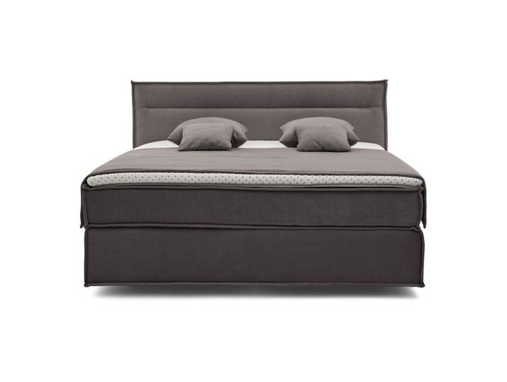 Musterring JustB! Boxspringbett inkl. Topper und Classic TT Partnermatratze - Flair 10095 taupe - Medium Medium Modern, Zeitlos