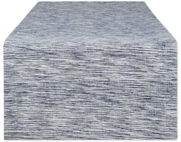 DII Tonal Recycled Cotton Slubby Rib Table Runner