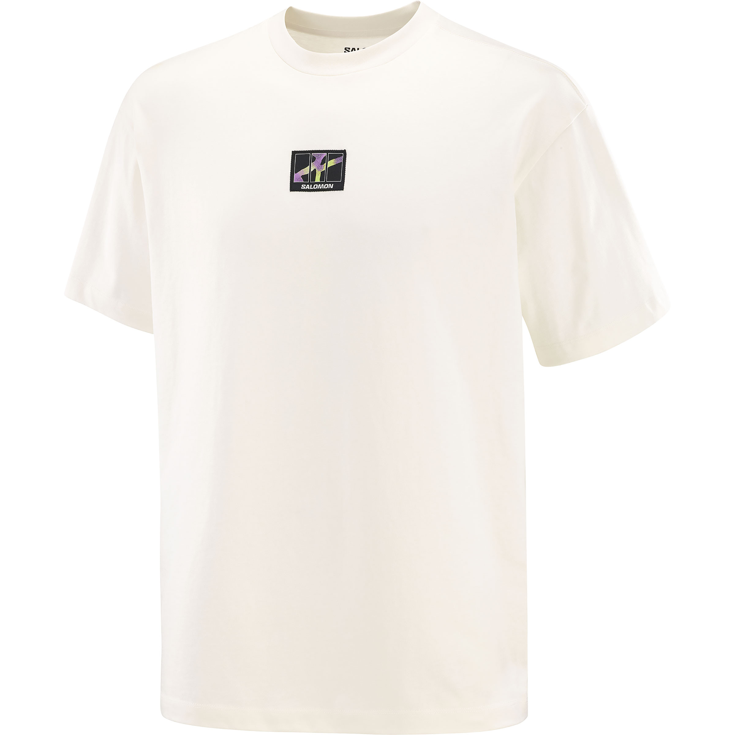 Salomon Wild Rays Label Herren T-Shirts weiss Größe M Lifestyle Elastisch