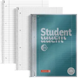 BRUNNEN Collegeblock Premium Student DUO 28 + 27 DIN A4 liniert + kariert
