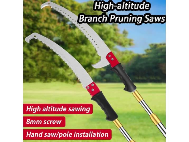 Scie de taille de branches à haute altitude, scies de taille d'arbres de jardin rétractables, outils manuels professionnels, scies à main portables multifonctions