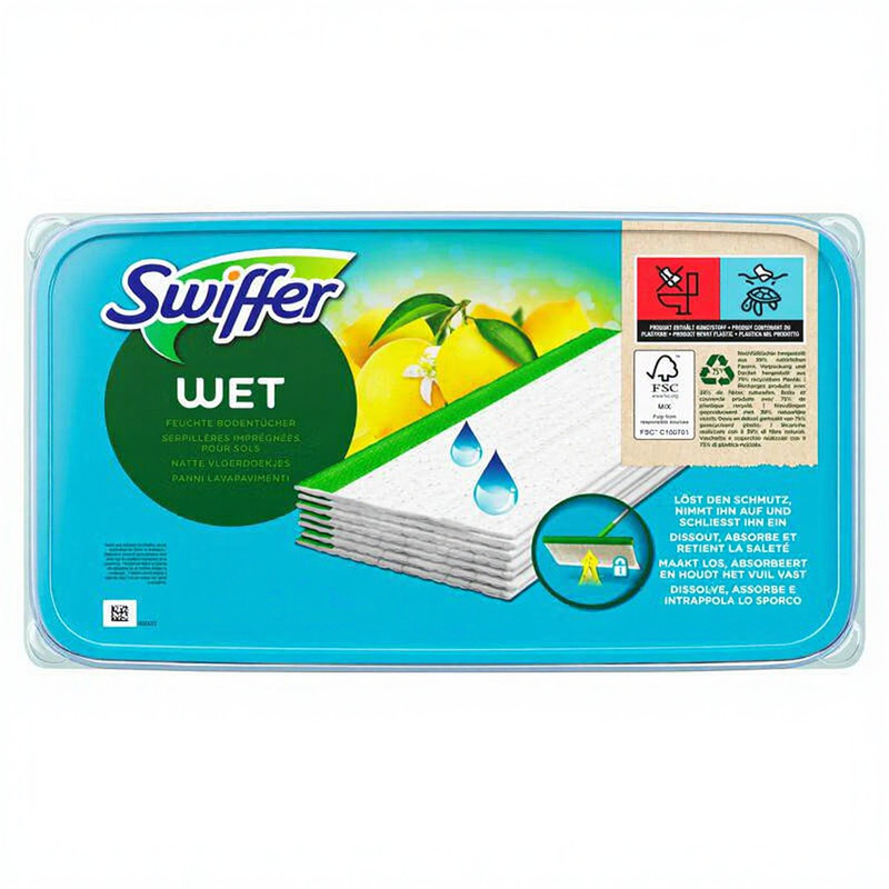 Swiffer natte vloerdoekjes Morning Fresh-geur 10 stuks
