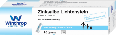 Zentiva Pharma GmbH ZINKSALBE 40 g 03502104