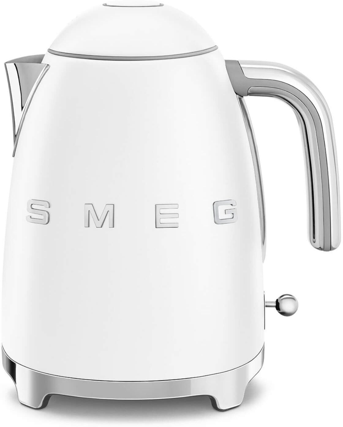 Smeg Jug Kettle & 2 Slice Toaster Set - Matte White