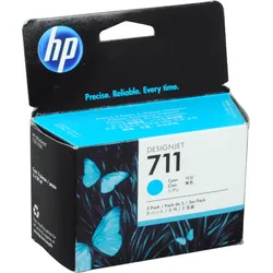 3 HP Tinten CZ134A 711 cyan