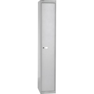 Bisley Spind CLK-121, lichtgrau, 1 Abteil, mit Zylinderschloss, 31 x 180 cm