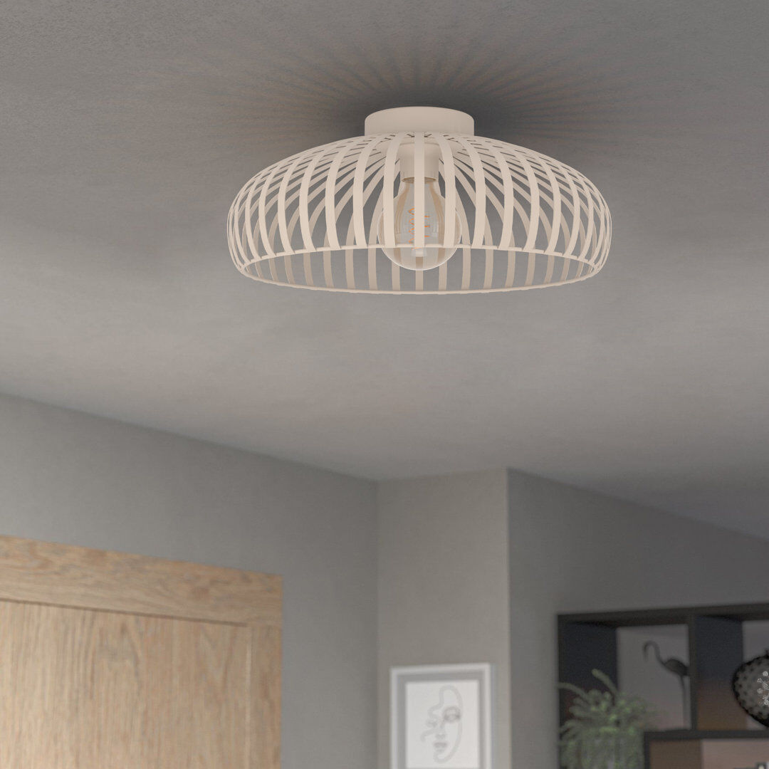 Borough Wharf Alyworth Flush Mount Beige 18" H x 43" W x 43" D