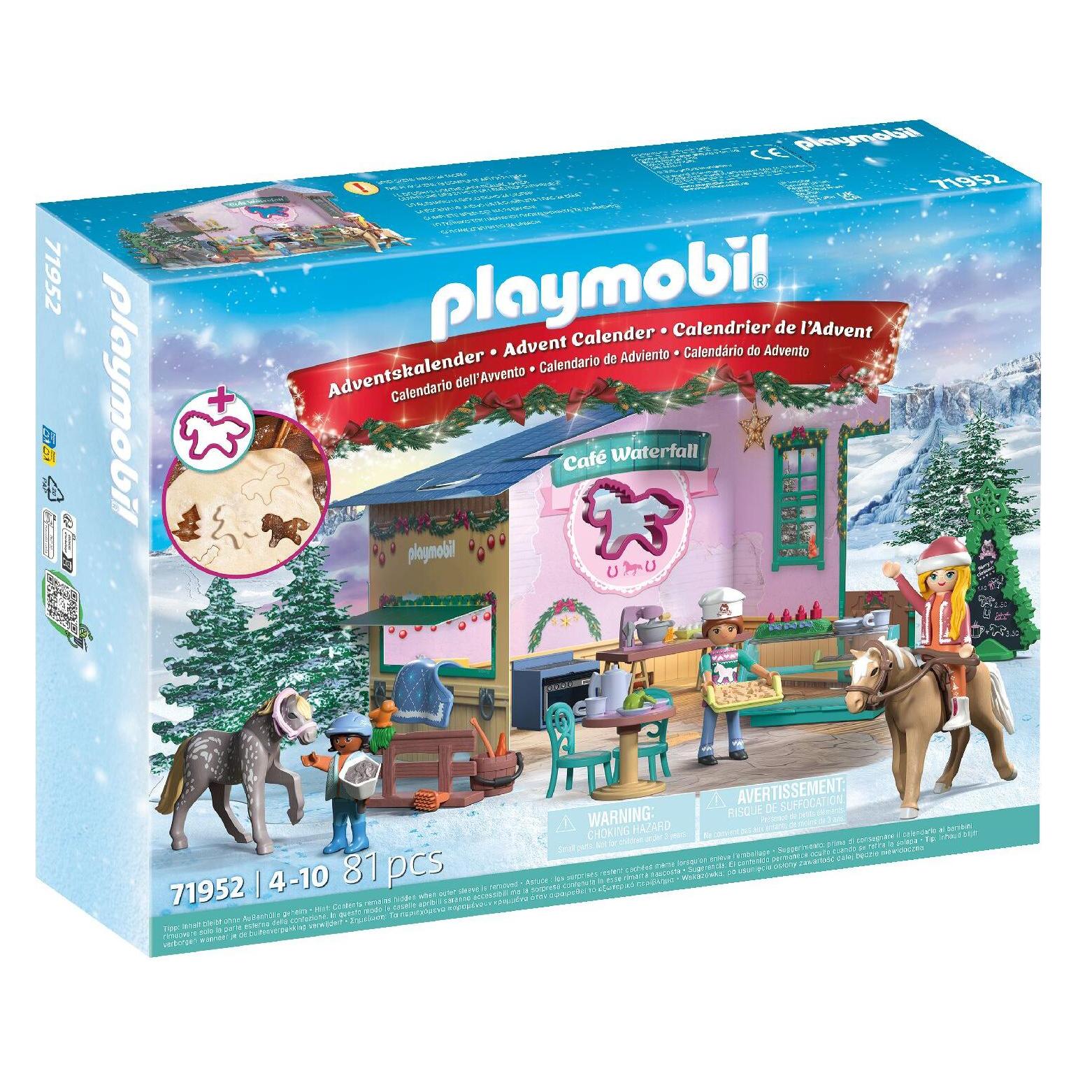 Playmobil Weihnachtsbacken im Reitercafé (71952)