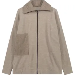 JEANNE BARET WALLIS ZIP Fleece 2025 chestnut mel - M