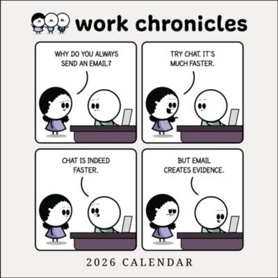 Work Chronicles 2026 Wall Calendar