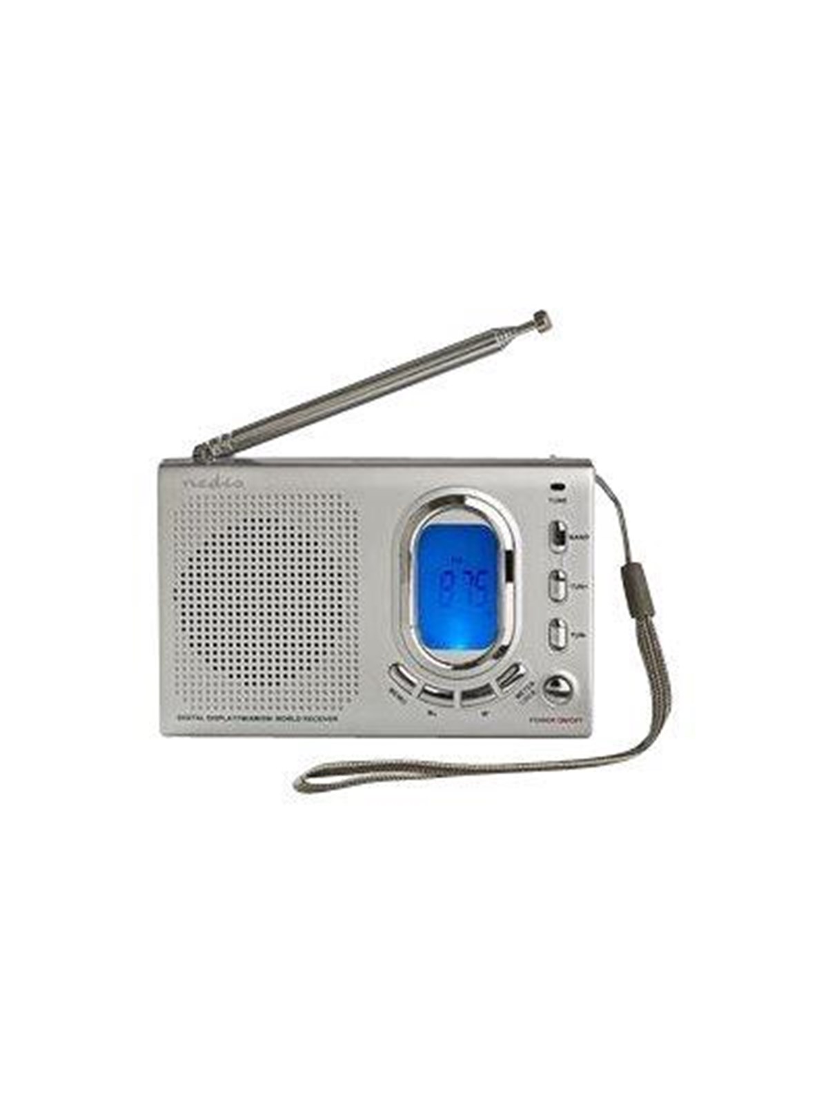 Nedis RDWR1000GY - worldband radio - AM/FM/SW